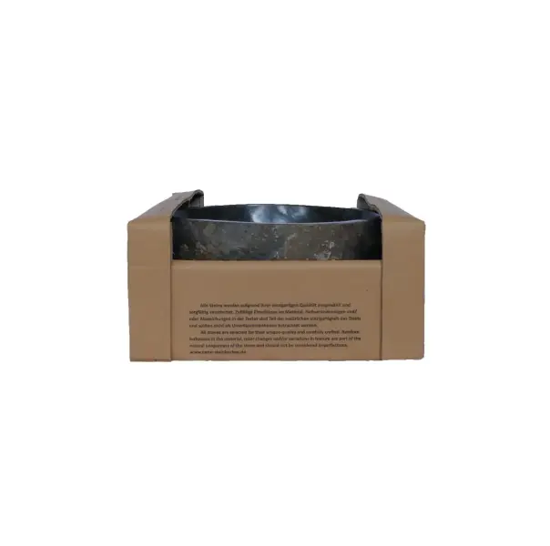 Product image 4 of the product “Water basin made of river stone. Model 2, approx. 29 x 33 x 14cm height. ”